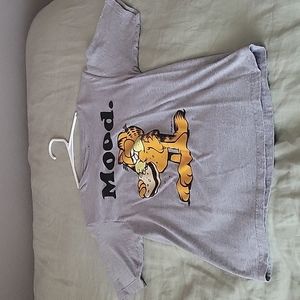 Garfield mood shirt grey